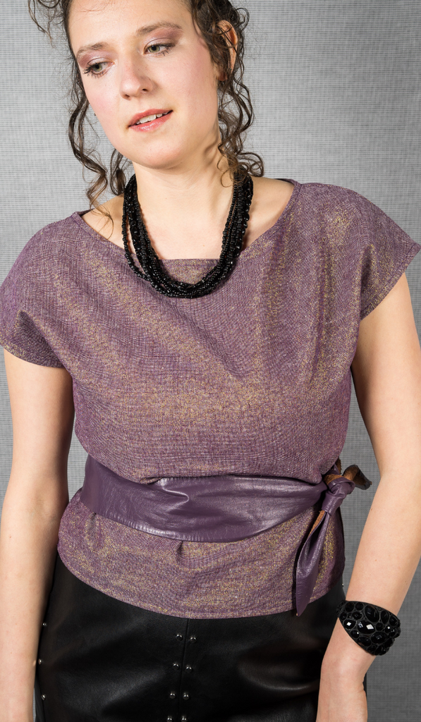 Boxy Top in Amethyst
