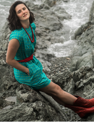 Rizzo Dress in Turquoise