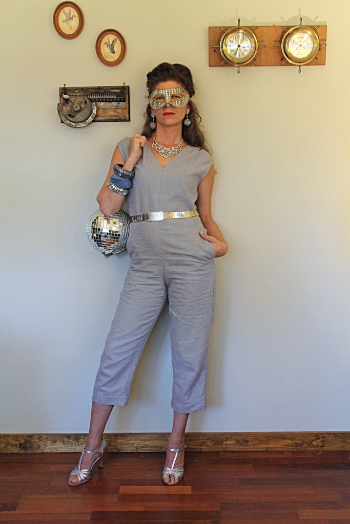 Gemma Jumpsuit in Platinum