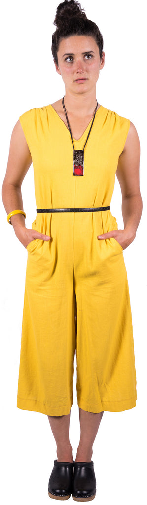 Linen Jumpsuit in PURPLE